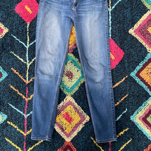 Guess 1981 Skinny High Waisted Blue Jeans - Picture 3 of 5
